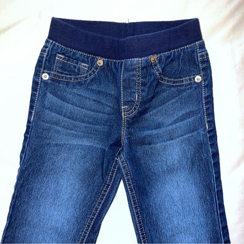 Cherokee Dark‎ Blue Jeggings Girls Size 5T - Picture 2 of 11